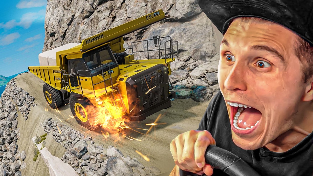 Ein FEHLER und wir stürzen die Klippen runter – BAUFAHRZEUG Update in BEAMNG