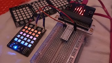 CalliMatrix 5X5 , 25 Neopixel lights array. With Colorbit MakeCode Extension