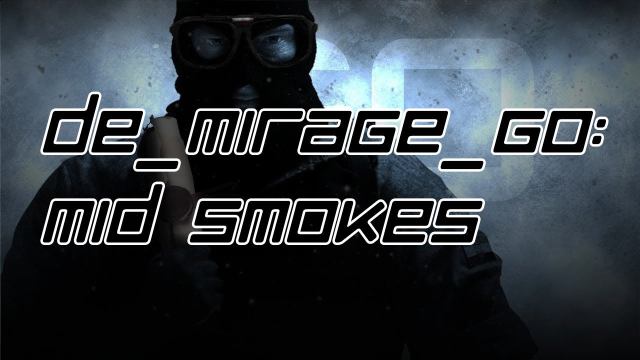 CSGO.Compendium: Maps - de_mirage_go - Mid smokes from T spawn