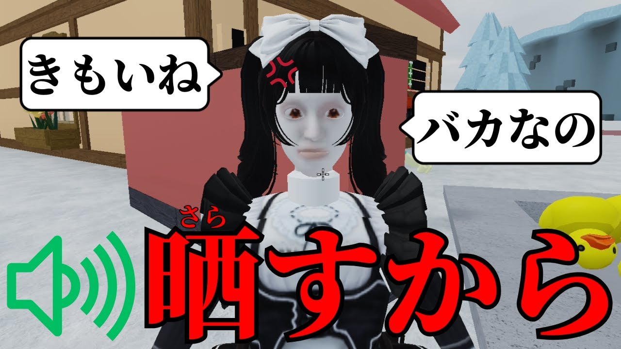 暴言厨に晒されたので晒し返してみたｗｗ【物や人を飛ばす/ロブロックス/ROBLOX】