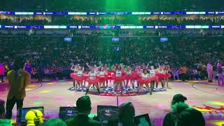 Nola Cherry Bombs Perform at the New Orleans Pelicans Game!