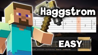Minecraft - Haggstrom (C418) - EASY Guitar tutorial (TAB & CHORDS)