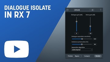 Isolate Dialogue from Noisy Backgrounds with Dialogue Isolate in RX 7 Advanced