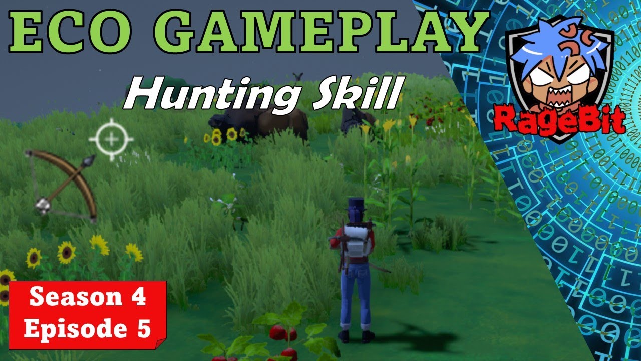 Let's Play Eco Season 4 Episode 5 Hunting Skill in Eco