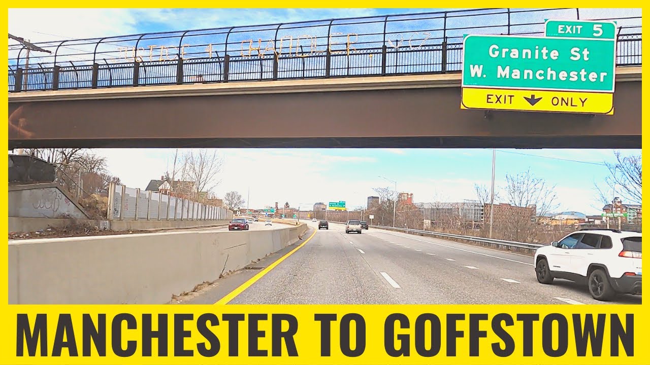 Driving From Manchester to Goffstown New Hampshire 4K Tour YouTube