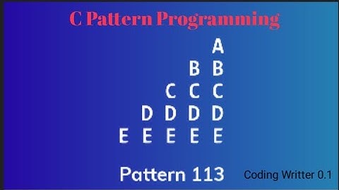 Best pattern tutorial video in C programming language ll 💯🧠#coding #short #youtubeshorts