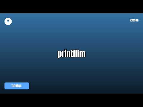 printfilm Tutorial — What It Is & How To Use It