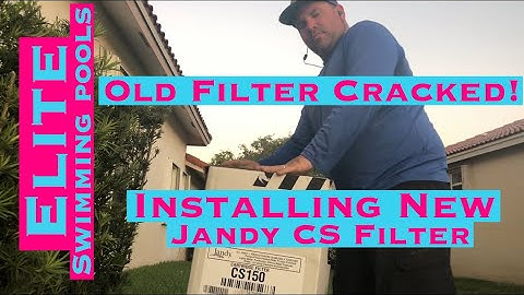 Old Filter Cracked and is Leaking. Installing New Jandy CS Series Cartridge Filter