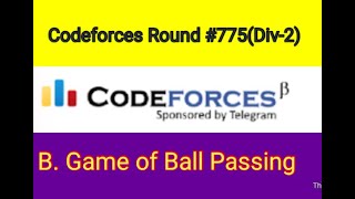 1649B | Problem B. Game of Ball Passing | #Codeforces Round #775 (Div. 2) | cpp bangla solution |