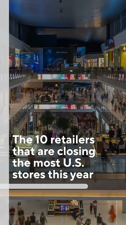 The 10 retailers that are closing the most U.S. stores this year #shorts