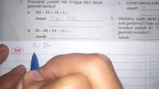 Hitunglah jumlah tak hingga dari deret geometri berikut ! pada video
matematika kelas xi ini kamu akan mempelajari tentang mencari suku
b...