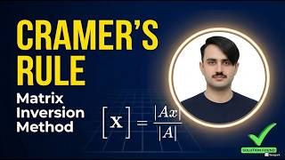 10th Class Math: Theory of Simultaneous Linear Equations | Cramer's Rule &amp; Matrices