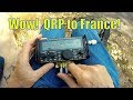 10 Watts CW to France!  Holy Cow!  A QRP walk in the woods
