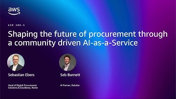 AWS re:Invent 2025 - Shaping the future of procurement through a community driven AI-as-a-Service