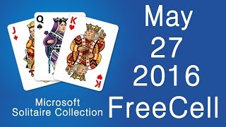 Microsoft Solitaire Collection - FreeCell May 27 2016