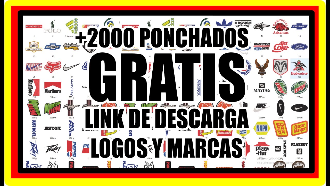 MAS DE 2000 PONCHADO GRATIS LINK DE DESCARGA EN LA DESCRIPCION - +2000 DIGITALIZACIONES DE BORDADOS