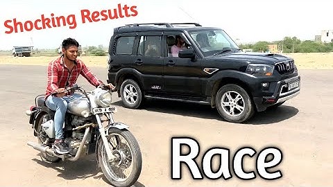 Bullet Vs Scorpio Race | Scorpio vs Bullet race | Bullet 350