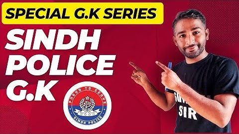 Sindh Police Written Test Preparation | IBA Sukkur | PST & JEST 2025