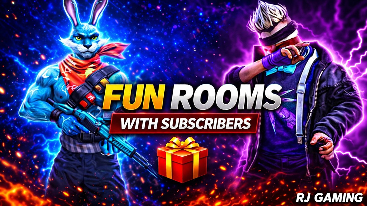Fun Rooms || Play With Subscribers || Free Fire Telugu Live ...