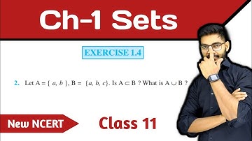 Q 2 Ex 1.4 Sets Class 11 || Question 2 Exercise 1.4 Chapter 1 Sets || New NCERT Class 11 Maths