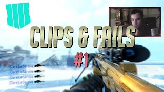 Clips & Fails #1 (BO4 highlights) #Front10k