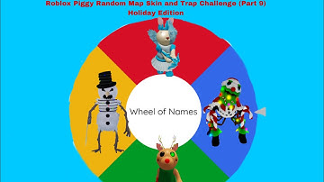 Roblox Piggy Random Map Skin And Trap Challenge (Part 9) Holiday Edition
