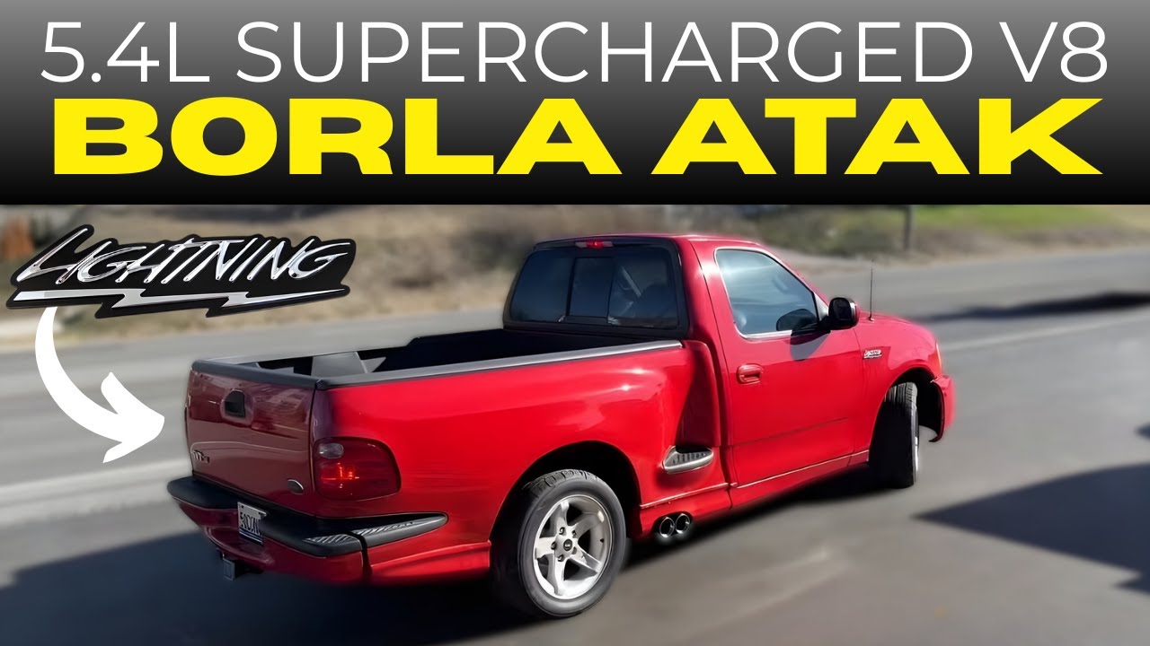 Ford Lightning 2000 года выпуска, 5.4L Supercharged V8 с выхлопной системой Borla ATAK!