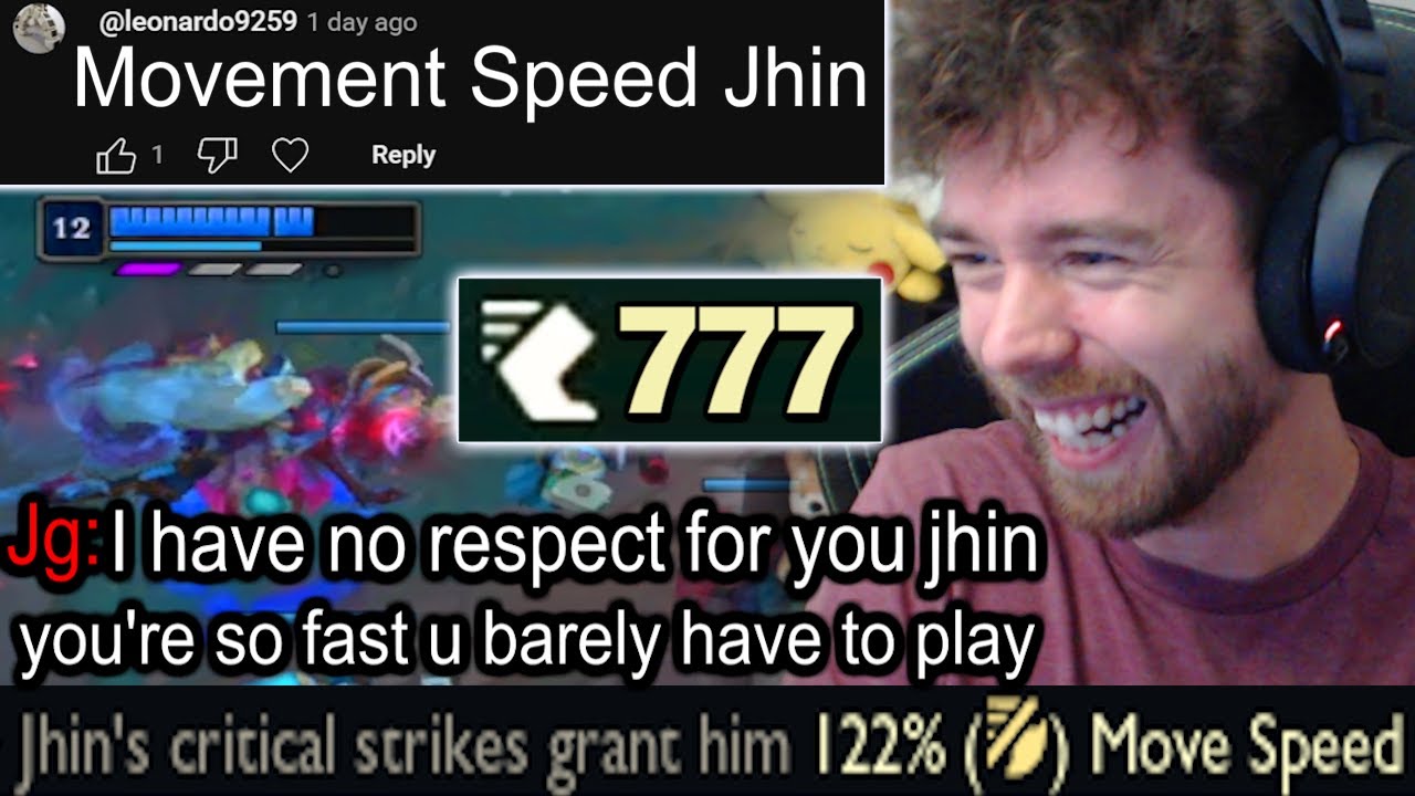 MOVEMENT SPEED JHIN ACTUALLY MADE THE ENEMY MAD... lol | Kayn Mid, Zoe Mid, Yasuo Mid