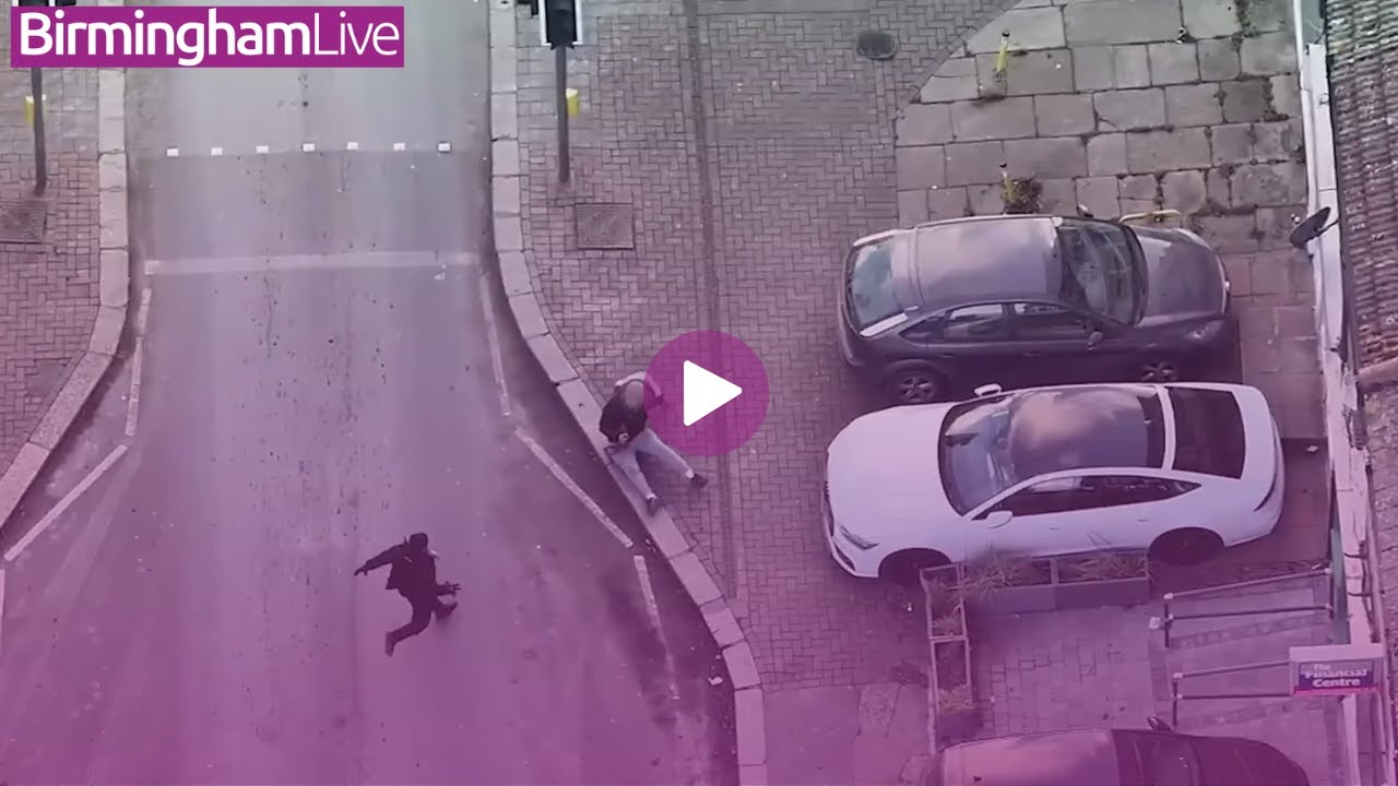 Dramatic movie-style drone footage shows police chasing 'drug dealer ...