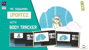 Mr. Snowman Free Puppet for Adobe Character Animator - Updated with Body Tracker