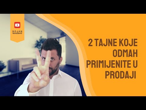 2 tajne koje odmah primijenite u prodaji | Prodajne vještine |