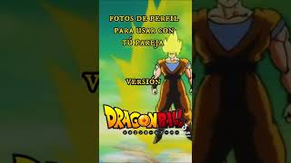 FOTOS DE PERFIL PARA USAR CON PAREJA VERSION DRAGON BALL 😎👌