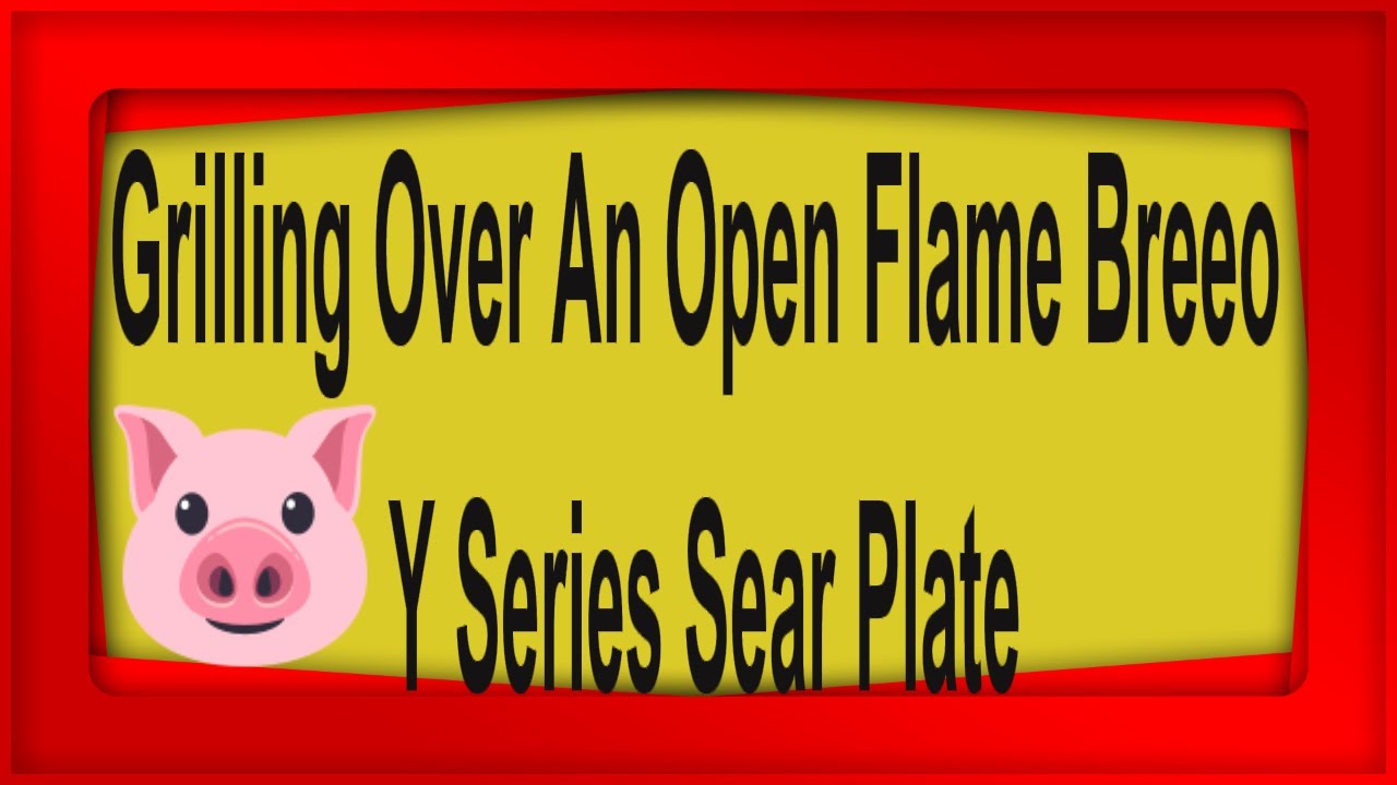 Grilling Over An Open Flame: Breeo Y Series Sear Plate Gridle
