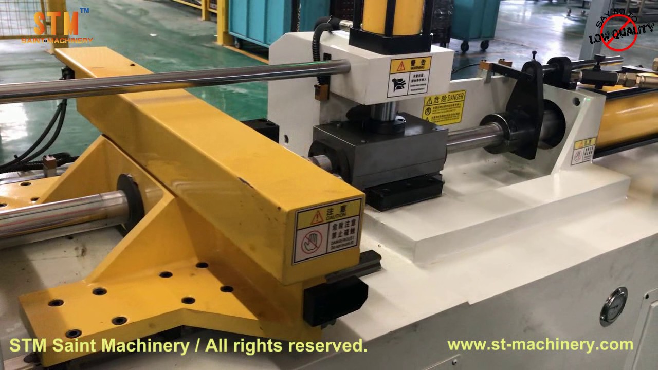 STM automatic tube end forming machine, tube forming machine, swaging