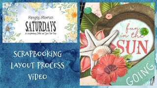 Simple Stories Saturdayscrap Processliving The Beach Life