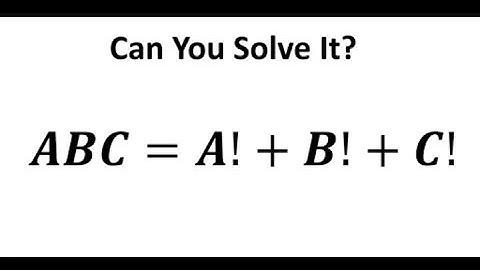 solve ABC= A!+B!+C! || Rk Shrivastava Sir || Maths Guru #mathematicsguru #rkshrivastava #rksir