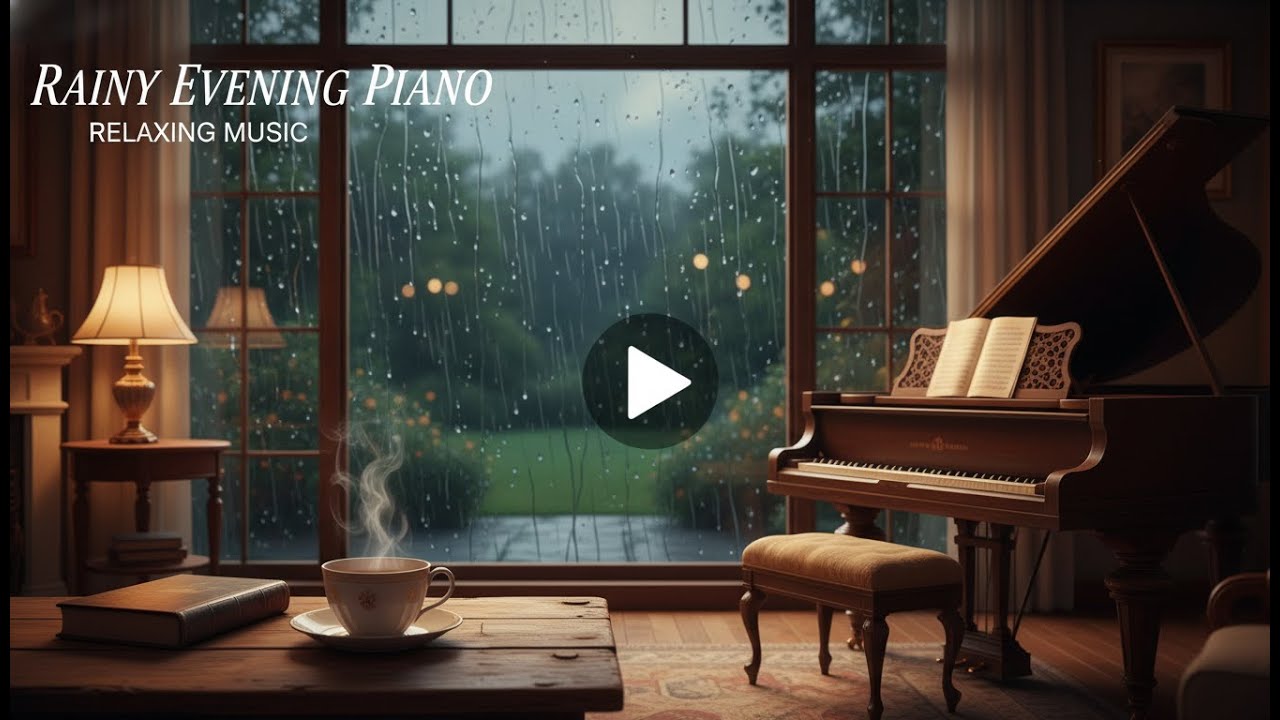 Cozy Rain by the Window: Relaxing Piano for Stress Relief