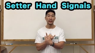 Front Row Setter Hand Signals PART 1/2 - Volleyball Tutorial