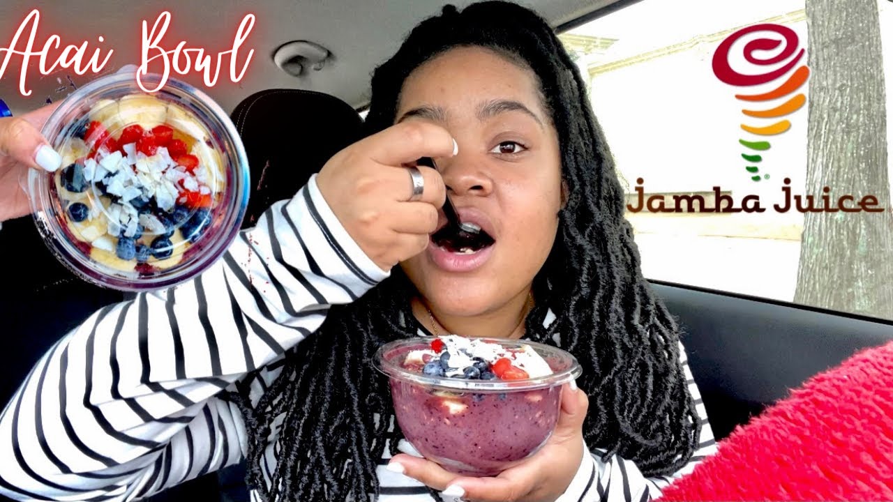 JAMBA JUICE ACAI BOWL MUKBANG + Life Update.. My Relationship