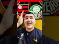 O Flamengo queria o Palmeiras 😱 na libertadores 😱