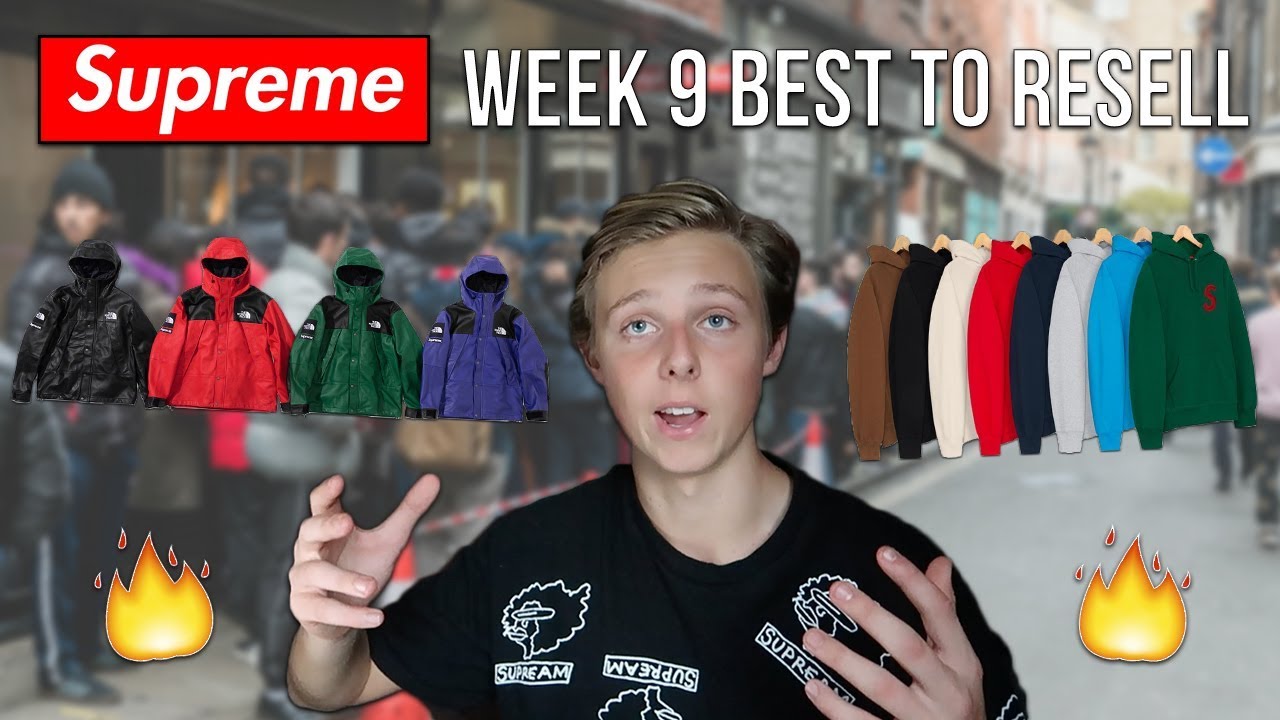 Supreme FW '18 Week 9 BEST ITEMS TO RESELL Droplist! (TNF, S Logo, Etc.)