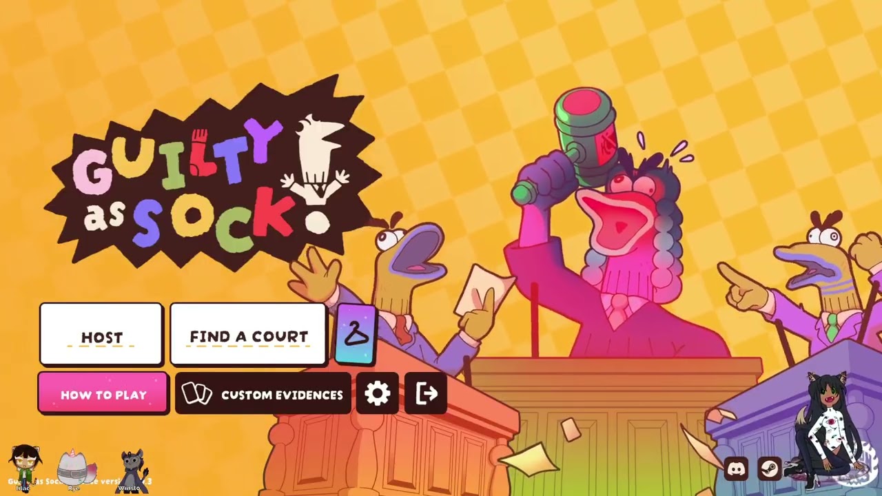 Guilty as Sock with friends!