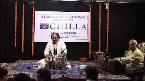 Pt Arvind Kumar Azad plays teentaal at CHILLA 2016...