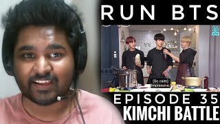 Indian YouTuber Reacts to Run BTS! EP.35 - Kimchi Battle! 🌶️🔥 | Full Episode Review