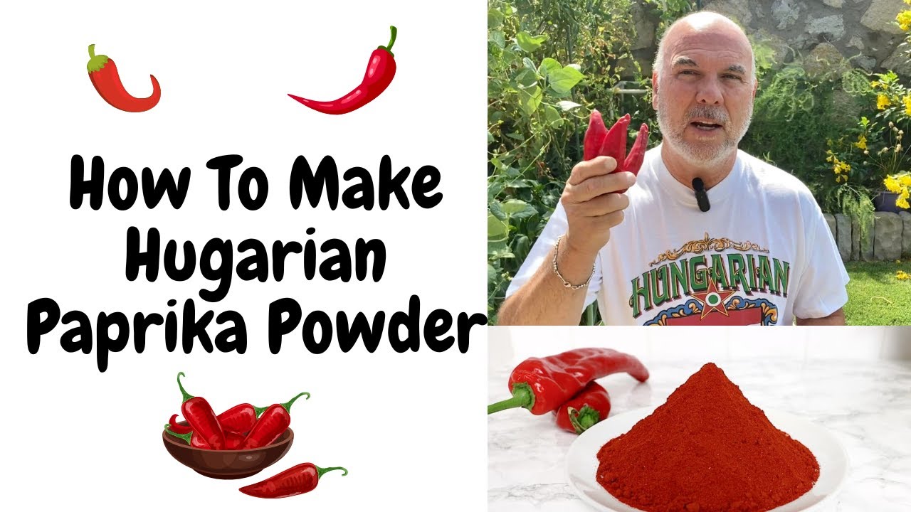 How to Make Hungarian Paprika Powder 