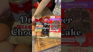 Dr. Pepper Chocolate Cake with Dr. Pepper Fudge Icing, Chopped Pecans and Maraschino Cherries 4/19