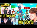 BUGHA & RONALDO *GO CRAZY* CHEERING ON CLIX in 1v1 vs TOXIC PRO! (Fortnite)