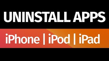 How to Uninstall Apps on iPhone iPad iPod