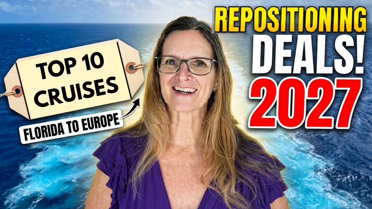 10 REPOSITIONING Cruises From Florida To Europe That YOU CAN'T MISS In 2027