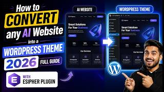 How to Convert Any AI Website (Lovable, Bolt.new) into a WordPress Theme 2026 | Full Guide